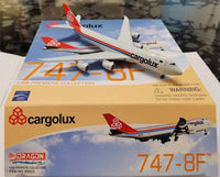 B747-8F Cargolux - Metal fundido a presión - Escala 1:400