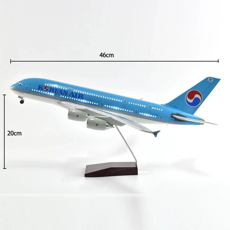 A380 COREANO - Escala 1/160 - 46cm - 18.5 in