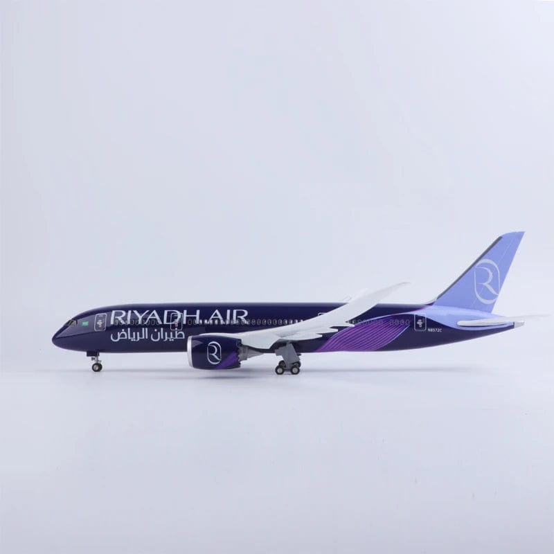 B787 Riyadh Air - Escala 1/130 - 43cm - 16.9 in