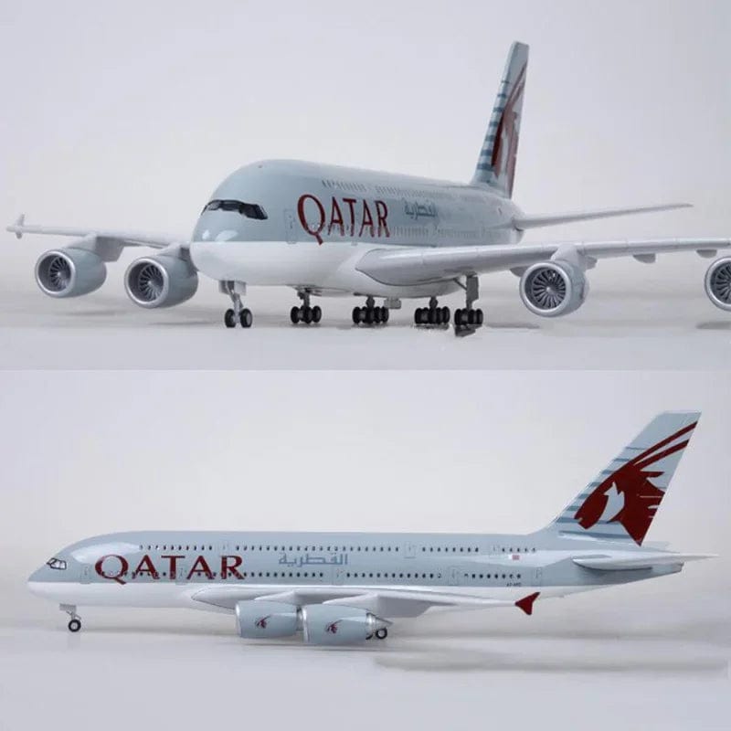 A380 Qatar - Escala 1/160 - 47cm - 18.5 in