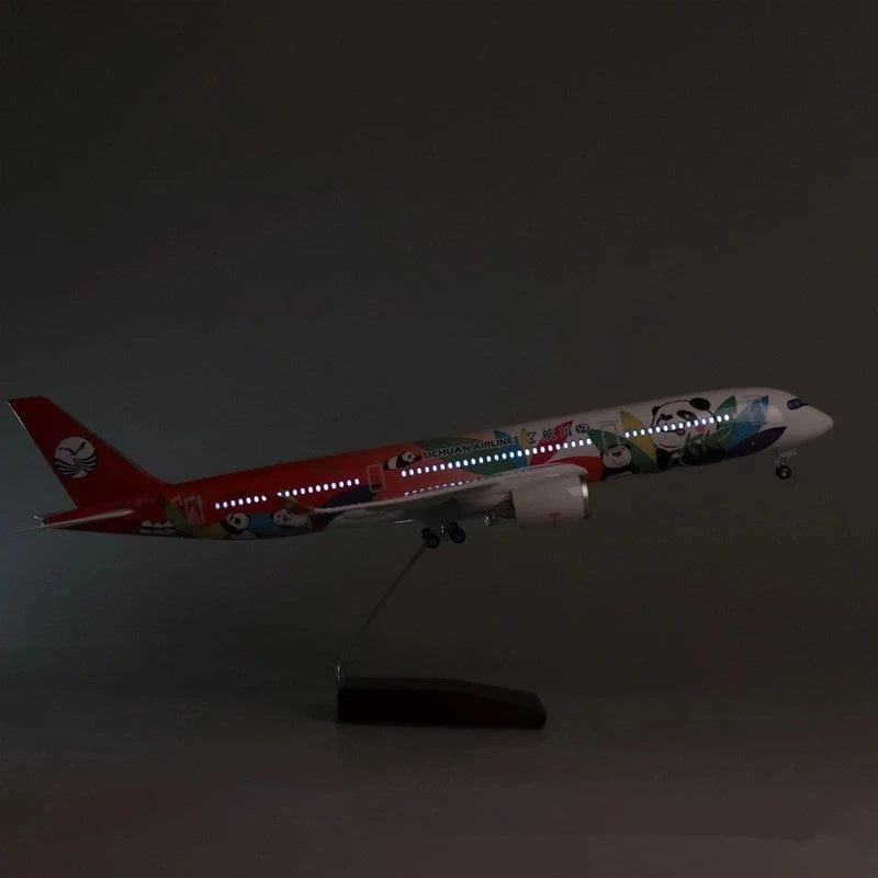 A350 Sichuan Panda  - Scale 1/142 - 47cm - 18.5in - Luces Led (Opcional)