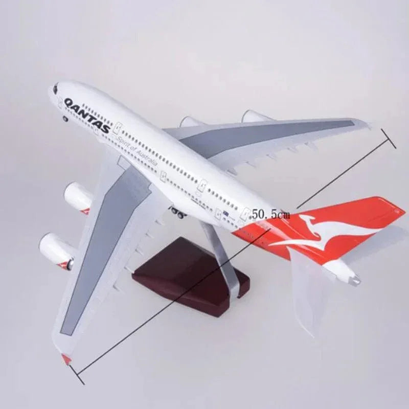 A380 Qantas Airline - Scale 1/160 - 47cm - 18.5 in - Airplane Model - Image 5