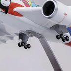طائرة باندا سيتشوان A350 - مقياس 1/142 - 47 سم - 18.5 بوصة - إضاءة LED اختيارية