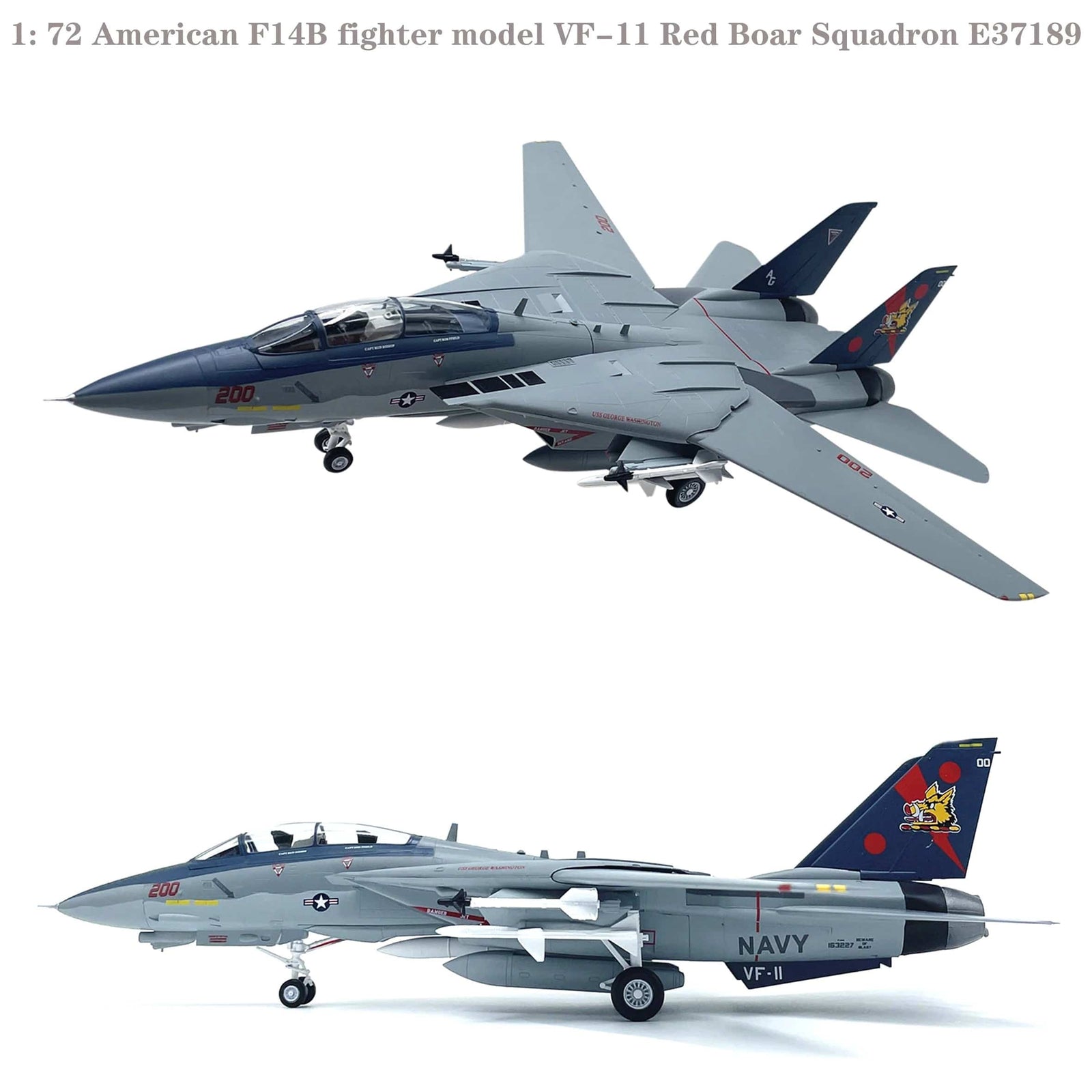 Tomcat - F14B VF-11 - Jabalí Rojo - Scale 1: 72