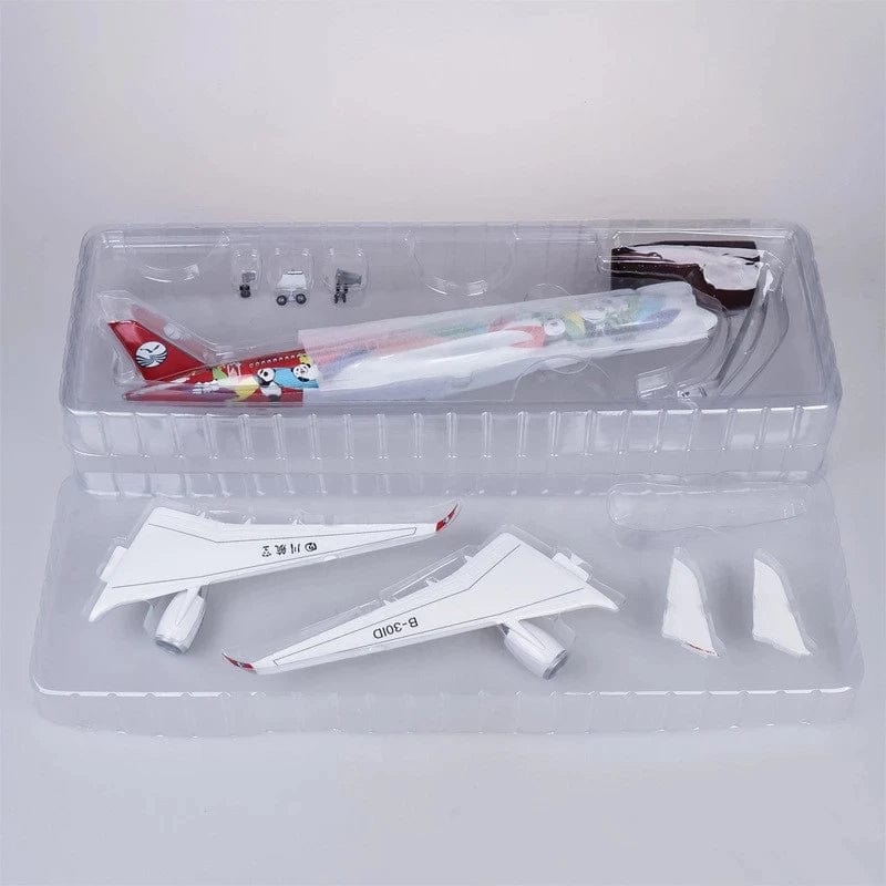 A350 Sichuan Panda - Escala 1/142 - 47 cm - 18,5 pulgadas - LED opcional