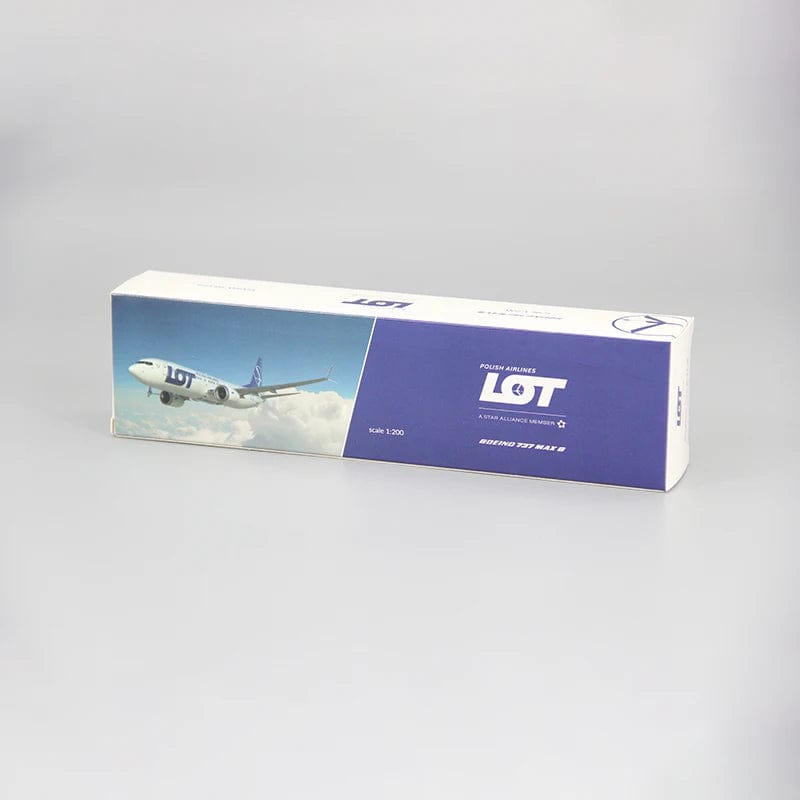 B737 MAX 8 LOT POLISH Airlines - Escala 1:200