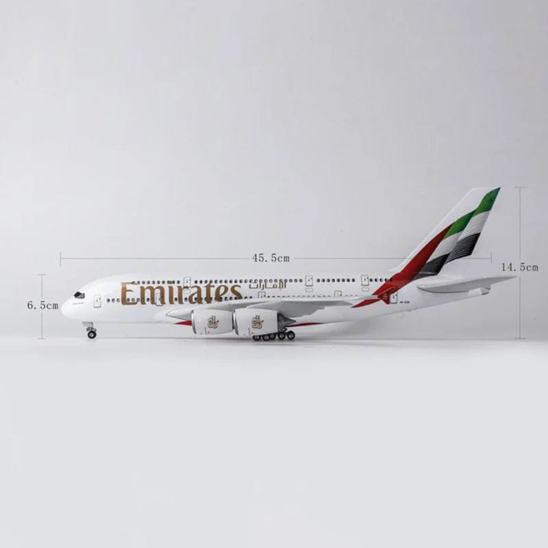 A380 Emirates - Scale 1/160 - 46cm - 18.5 in