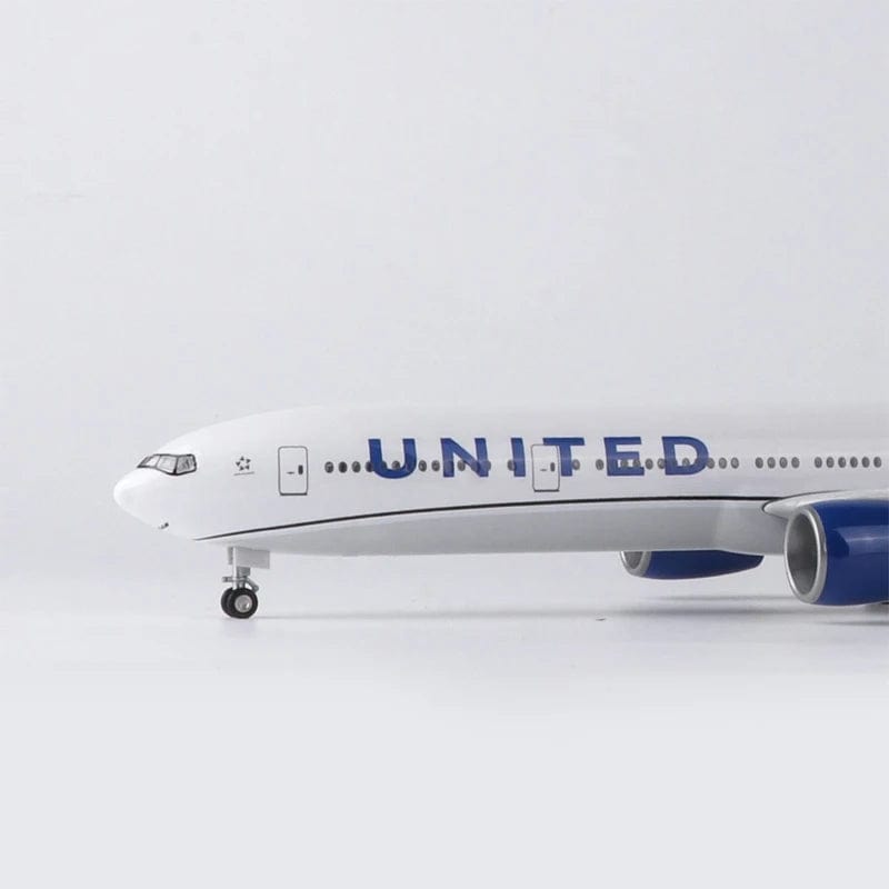 طائرة B777 United - مقياس 1/157 - 47 سم - 18.5 بوصة - نموذج طائرة