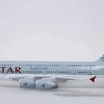 طائرة A380 قطر - مقياس 1/160 - 47 سم - 18.5 بوصة - نموذج طائرة - Thumbnail 8