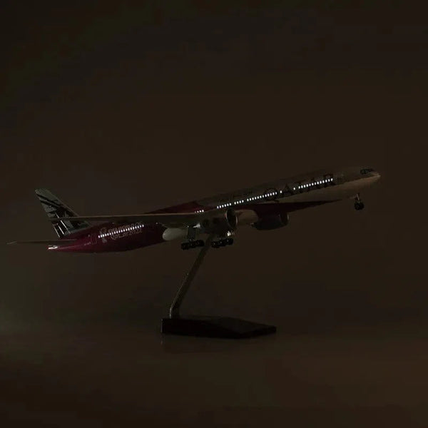 B777 Qatar - World Cup - Scale 1/150 - 47cm - 18.5 in