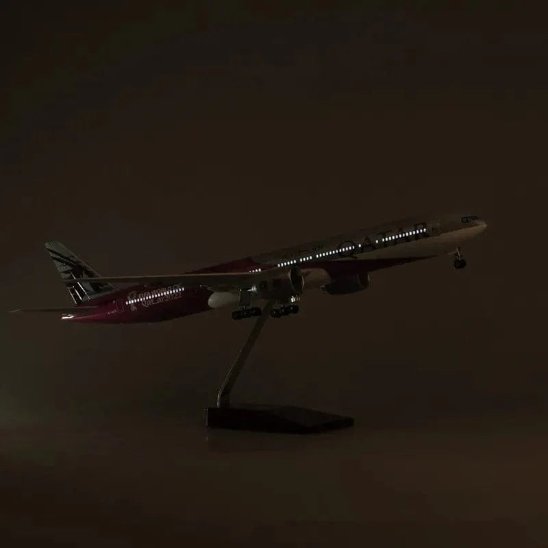 B777 Qatar - World Cup - Scale 1/150 - 47cm - 18.5 in - Image 1