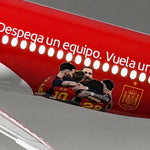Iberia Airbus A350-900 "Despega un equipo" Airplane Model — 1:157 Scale | 47cm / 18.5" - Thumbnail 4