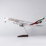 Airbus A380 New Emirates 1:160 – 47 cm / 18.5 in – LED Lights - Thumbnail 8