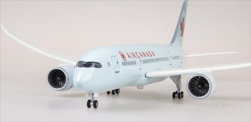 B787 Air Canada Dreamliner - Escala 1/130 - 43 cm - 16,9 pulgadas - Color verde 