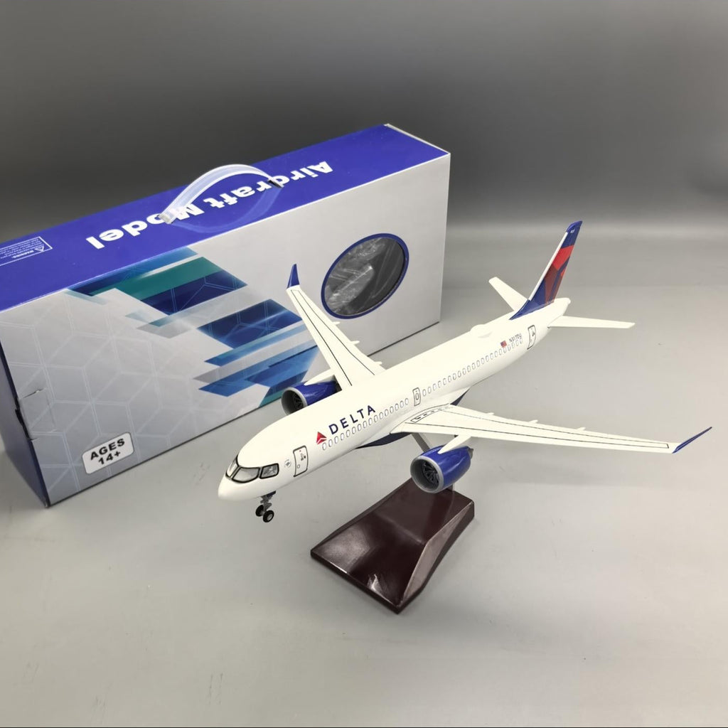 Delta Air Lines Airbus A220-300 1:100 – 38.7 cm / 15.2 in – LED Lights