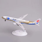 Air China A330 Zichen livery model on its display stand, side view