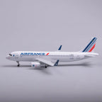 Side profile of the Air France A320 scale model with the tricolor tail