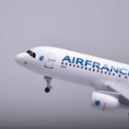 Close-up of the Air France A320 model nose with the AIRFRANCE titles