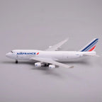 Side profile of the Air France Cargo 747-400 scale model with the tricolor tail