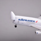 Close-up of the Air France Cargo 747 model with the nose cargo door open