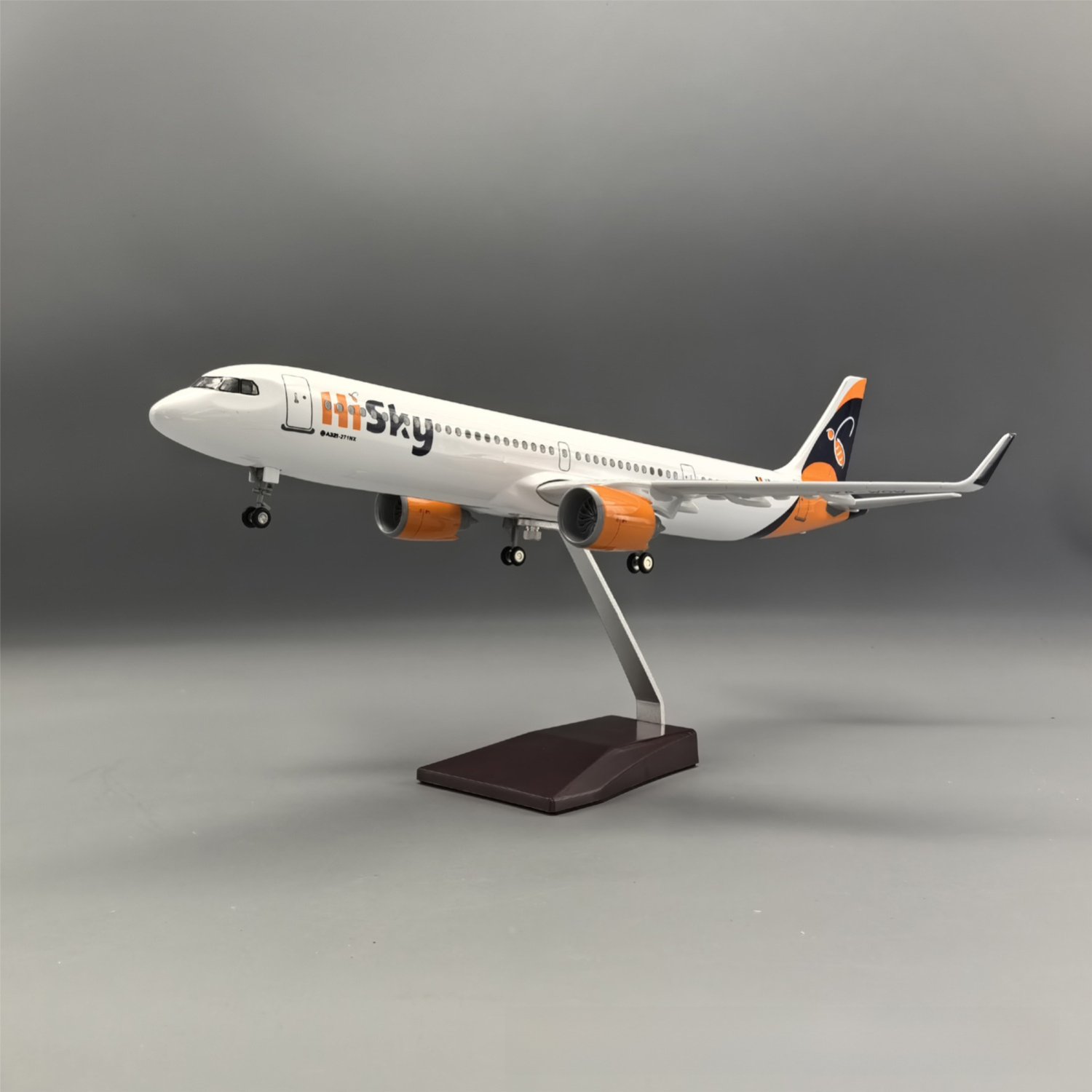 A321NEO HI SKY - SCALE 1/100 - 44CM - 18.5 IN - AIRPLANE MODEL
