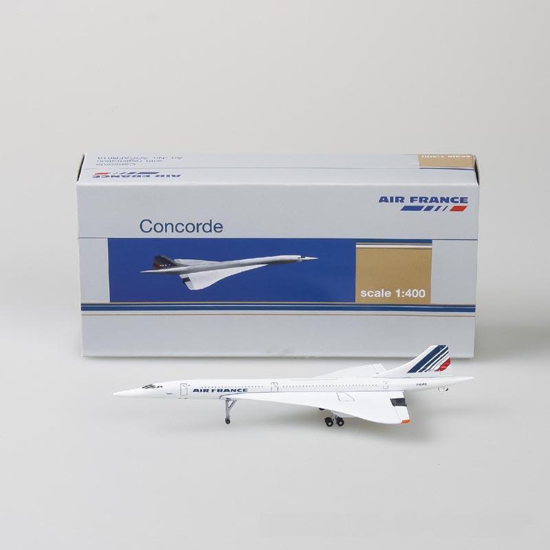 Concorde Air France - Escala 1/400 - Fundición a presión - 15 cm