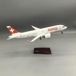 SWISS International Air Lines Airbus A220-300 1:100 – 38.7 cm / 15.2 in – LED Lights - Thumbnail 9