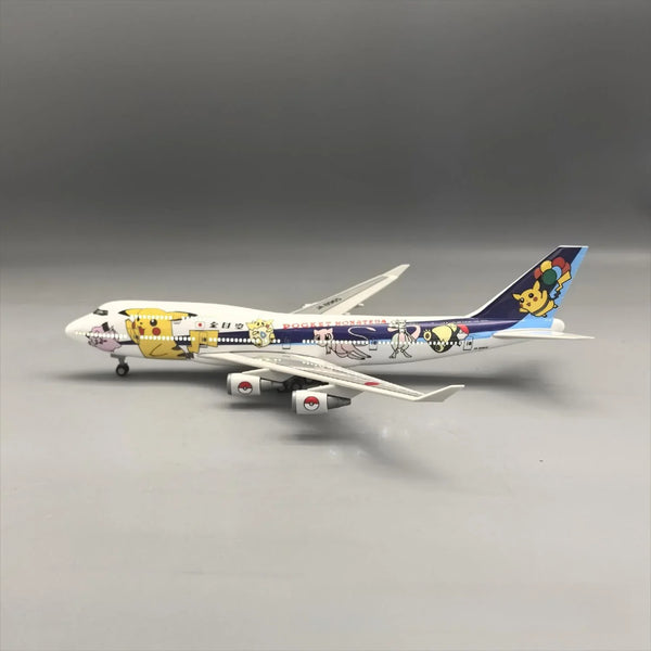 ANA All Nippon Airways Boeing 747-400 Pokémon Pikachu Edition 1:190 – 37 cm / 14.6 in – LED Lights - Secondary