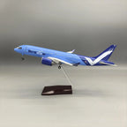 طائرة بريز إيرويز إيرباص A220-300 بمقياس 1:100 - 38.7 سم / 15.2 بوصة - أضواء LED