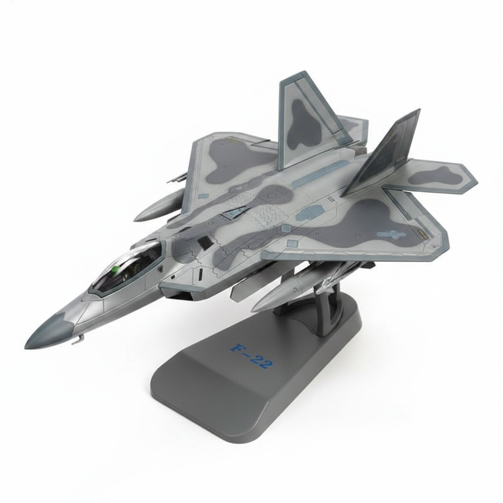 Caza furtivo U.S. Air Force F-22 Raptor 1:72 – 26.5 cm / 10.4 in – Maqueta Premium de Aleación Fundida a Presión y ABS - Gallery 10