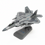 Caza furtivo U.S. Air Force F-22 Raptor 1:72 – 26.5 cm / 10.4 in – Maqueta Premium de Aleación Fundida a Presión y ABS - Thumbnail 10