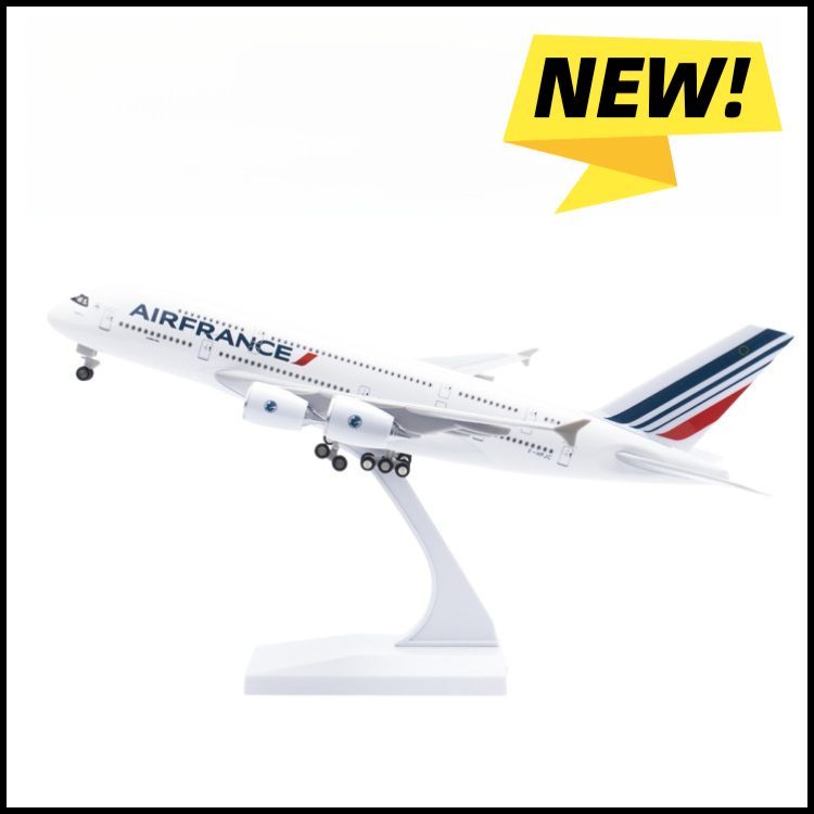 Air France A380 - 30cm - LED & Sound - Airplane Model