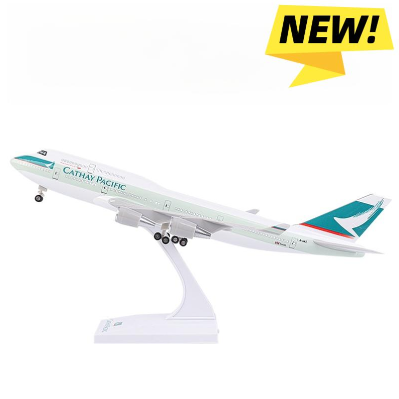 Cathay B747 - 30 cm - LED y sonido - Modelo de avión