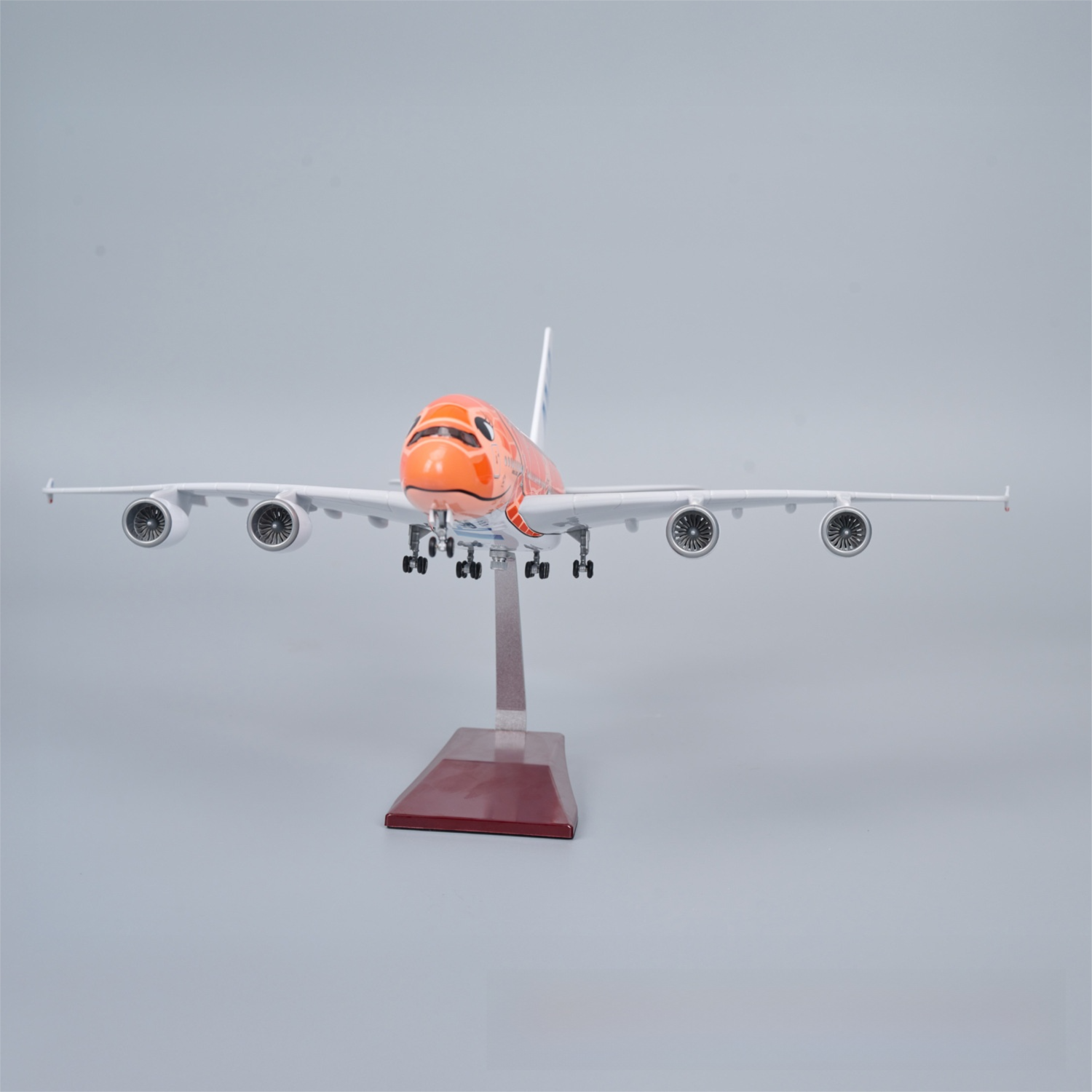 A380 ANA ORANGE TURTLE - SCALE 1/160 - 47CM - 18,5 IN - AIRPLANE MODEL