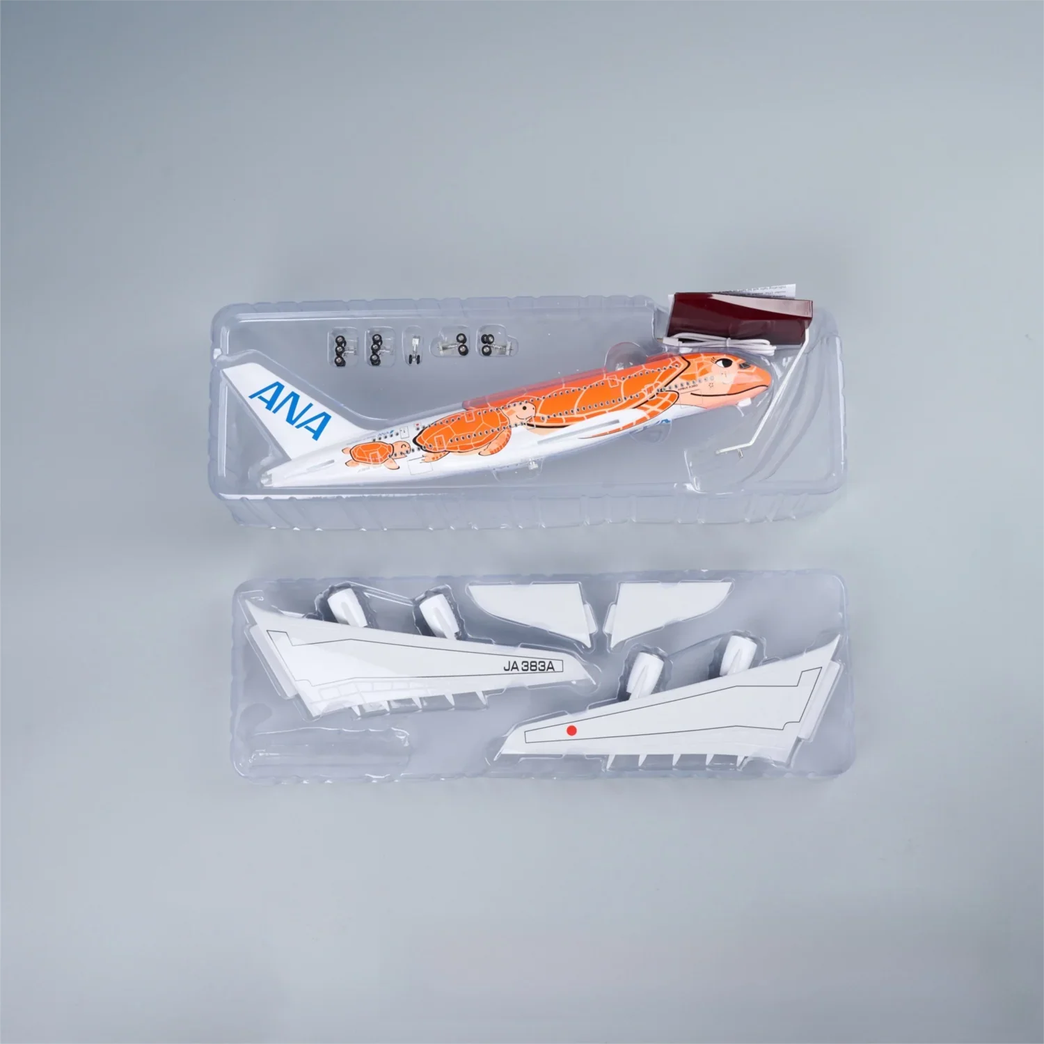 A380 ANA Japan ORANGE TURTLE - SCALE 1/160 - 47CM - 18,5 IN - AIRPLANE MODEL - Gallery 11