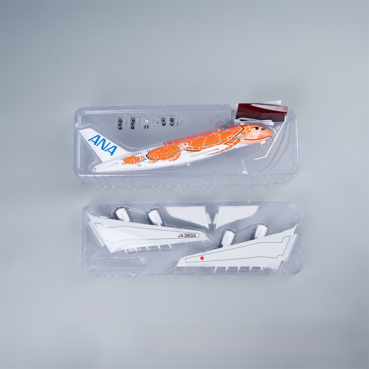 A380 ANA ORANGE TURTLE - SCALE 1/160 - 47CM - 18,5 IN - AIRPLANE MODEL