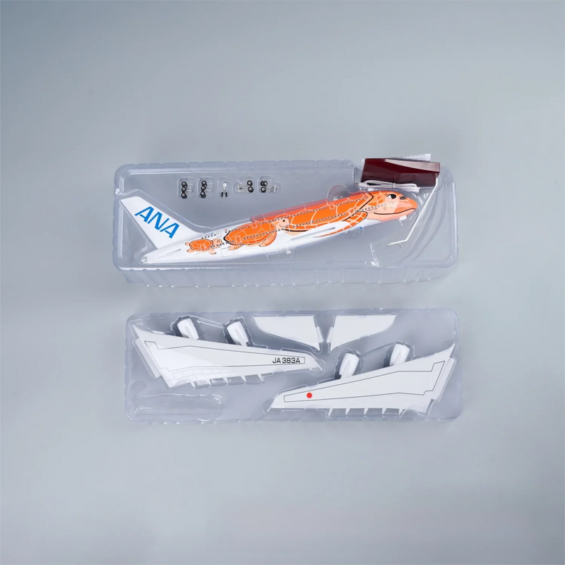 A380 ANA Japan ORANGE TURTLE - SCALE 1/160 - 47CM - 18,5 IN - AIRPLANE MODEL - Image 11