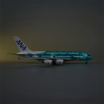 A380 ANA Japan GREEN TURTLE - SCALE 1/160 - 47CM - 18,5 IN - AIRPLANE MODEL - Thumbnail 5