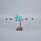 A380 خطوط أول نيبون الجوية (ANA) يابان سلحفاة خضراء - مقياس 1/160 - 47 سم - 18.5 بوصة - نموذج طائرة