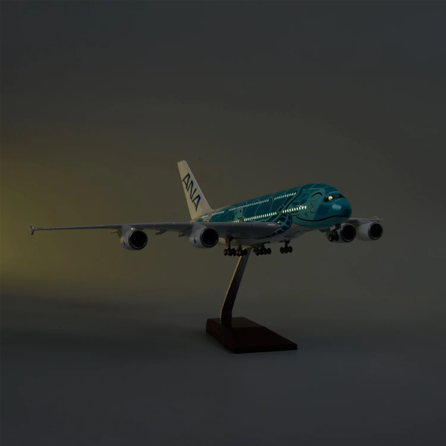 A380 ANA Japan BLUE TURTLE - SCALE 1/160 - 47CM - 18,5 IN - AIRPLANE MODEL - Gallery 7