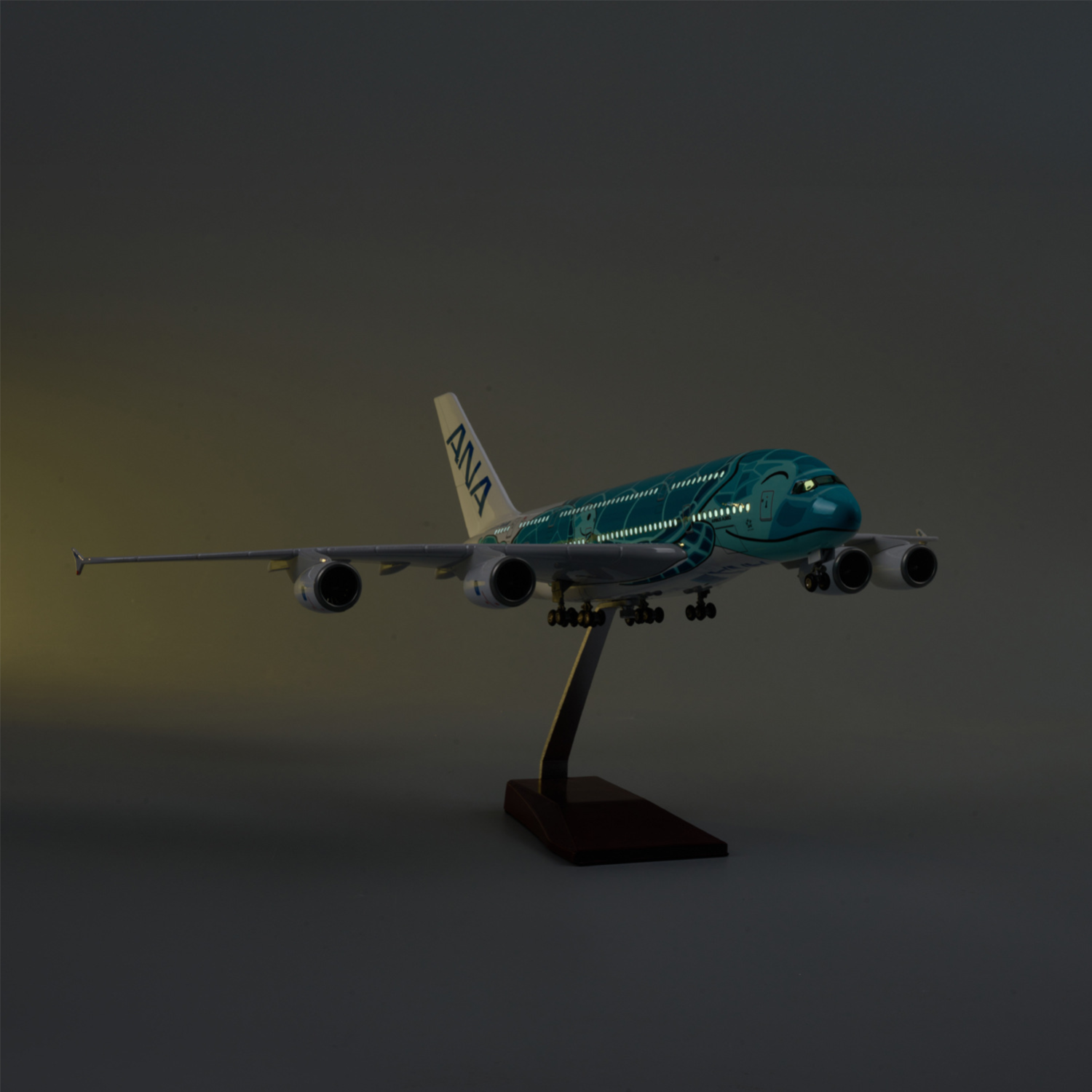 A380 ANA BLUE TURTLE - SCALE 1/160 - 47CM - 18,5 IN - AIRPLANE MODEL