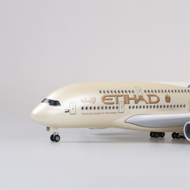 طائرة الاتحاد A380 - مقياس 1/160 - 47 سم - 18.5 بوصة - نموذج طائرة