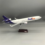 FEDEX MD-11 McDonnell Douglas – Scale 1:130 – 47 cm/18.5 in – ABS Resin - Thumbnail 8