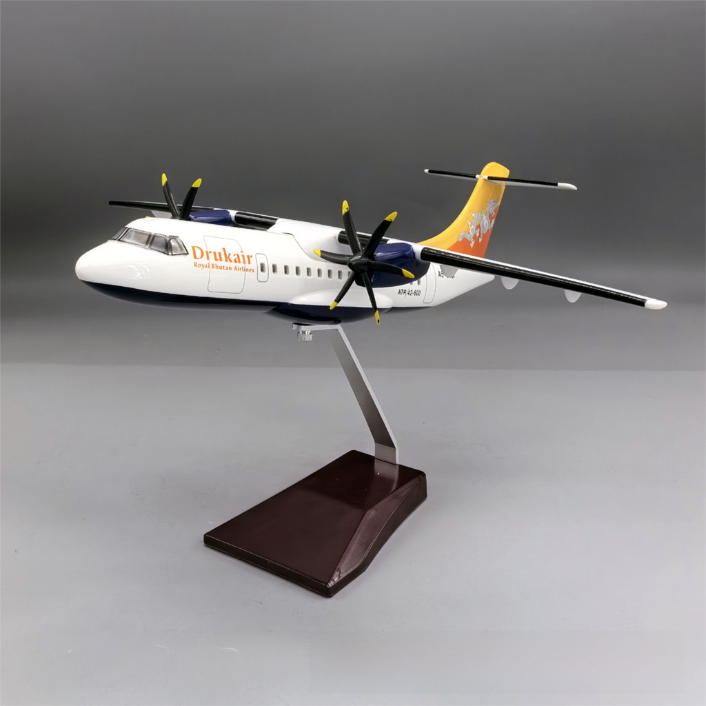 Drukair ATR42-600 Aircraft Model 1:70 Scale - Premium Resin Display with Stand - 32cm/12.6"