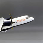 Maqueta de avión Drukair ATR42-600 a escala 1:70 - Expositor de resina premium con peana - 32 cm/12,6"