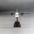 Maqueta de avión Drukair ATR42-600 a escala 1:70 - Expositor de resina premium con peana - 32 cm/12,6"