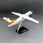 Maqueta de avión Drukair ATR42-600 a escala 1:70 - Expositor de resina premium con peana - 32 cm/12,6"