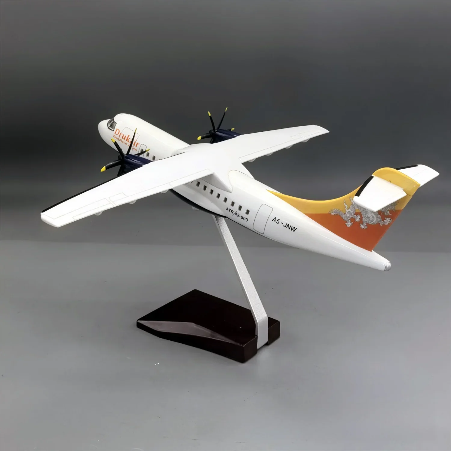 Drukair ATR42-600 Aircraft Model 1:70 Scale - Premium Resin Display with Stand - 32cm/12.6" - Gallery 10