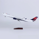 A330 Delta Airlines - Escala 1/135 - 47 cm - 18,5 pulgadas - Modelo de avión - Thumbnail 1