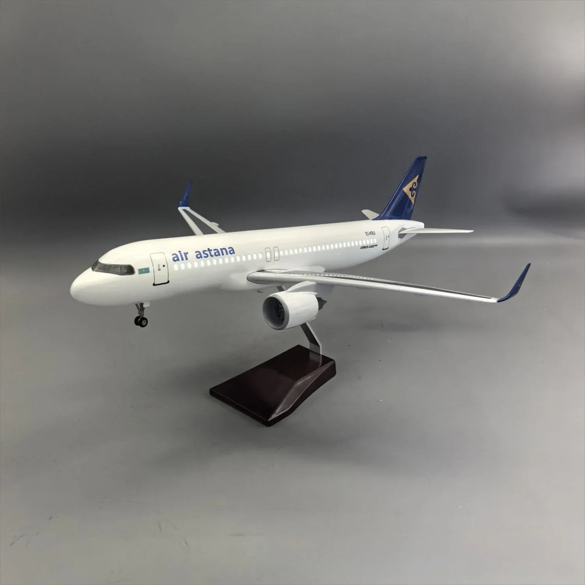 Air Astana Airbus A320neo Airplane Model — 1:80 Scale | 47cm / 18.5"